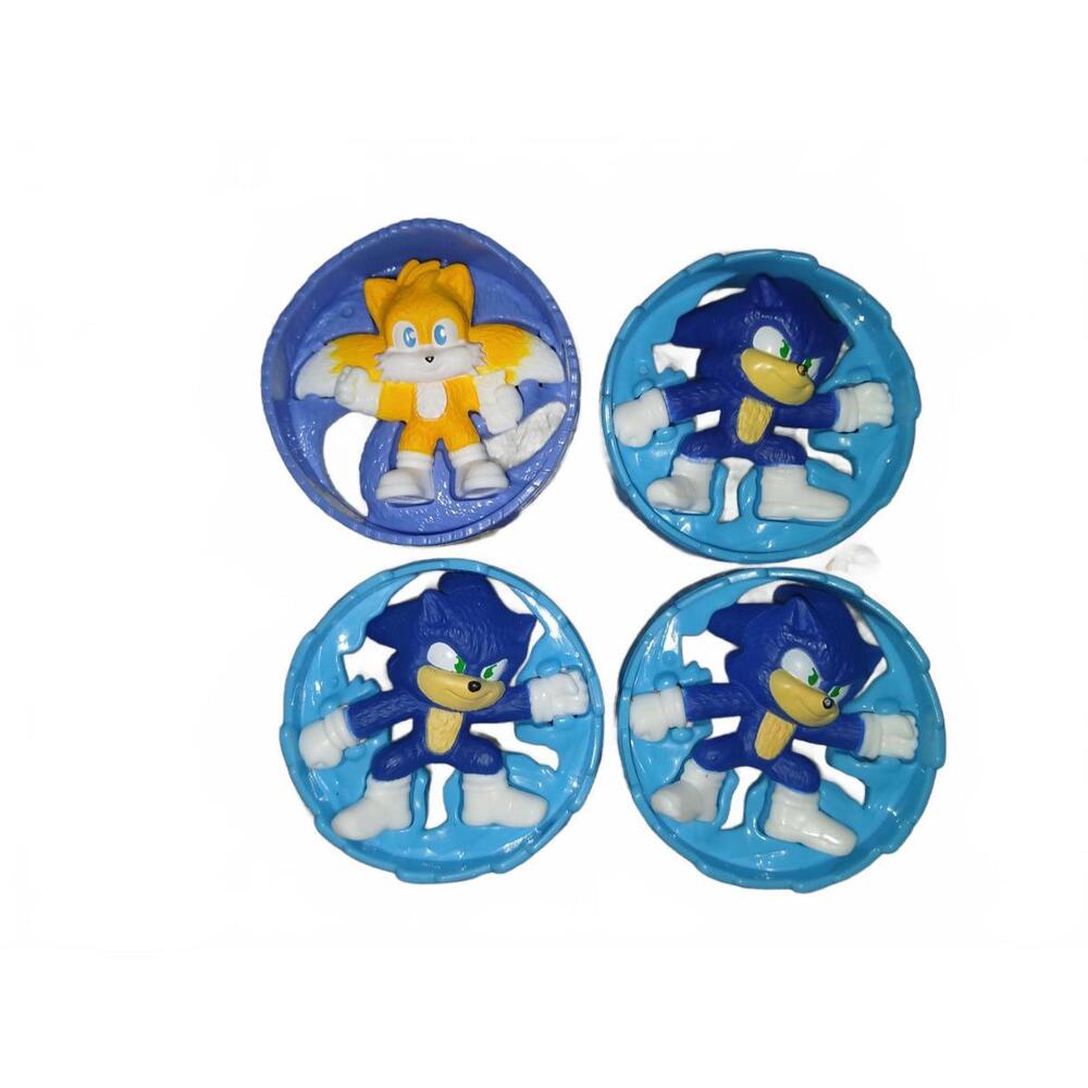 2024 Sonic 3 McDonald’s Happy meal Toys Sonic Blue Wheel Paramount